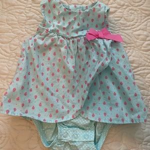 Just One You by Carter’s 0-3m Blue Ladybug Dress